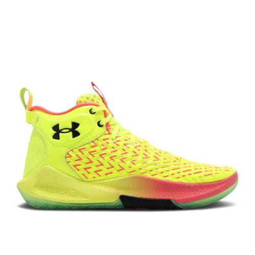 【 UNDER ARMOUR HOVR HAVOC 4 CLONE SP 'HIGHLIGHT YELLOW' / HIGHLIGHT YELLOW 】 ハイライト 黄色 イエロー アンダーアーマー スニーカー メンズ