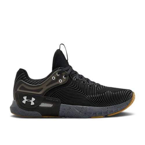 【 UNDER ARMOUR HOVR APEX 2 'BLACK PITCH GREY' / BLACK PITCH GREY 】 黒色 ブラック 灰色 グレー アンダーアーマー スニーカー メンズ
