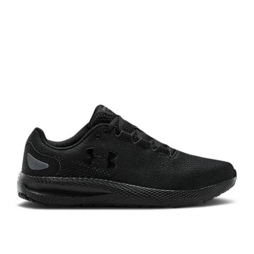 【 UNDER ARMOUR CHARGED PURSUIT 2 4E WIDE 'TRIPLE BLACK' / BLACK BLACK 】 黒色 ブラック アンダーアーマー スニーカー メンズ