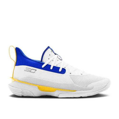 【 UNDER ARMOUR CURRY 7 \u0027DUB NATION\u0027 / WHITE WHITE 】 カリー 白いこと 白いこと アンダーアーマー スニーカー メンズ