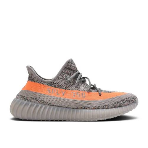 【 ADIDAS YEEZY BOOST 350 V2 BELUGA REFLECTIVE / BELUGA STEEL GREY SOLAR RED 】 アディダス ブースト 銀色 スチール 灰色 グレー 赤 レッド スニーカー メンズ