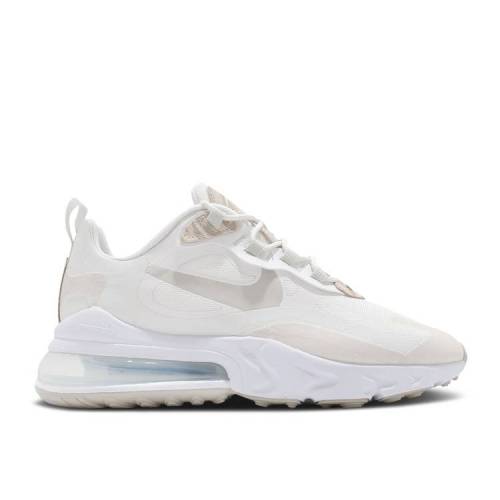 【 NIKE WMNS AIR MAX 270 REACT SE 'LIGHT BONE' / SUMMIT WHITE CRIMSON TINT LIGHT 】 マックス リアクト 白色 ホワイト クリムゾン エアマックス スニーカー レディース ナイキ