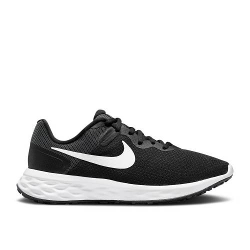 【 NIKE WMNS REVOLUTION 6 NEXT NATURE 'BLACK WHITE' / BLACK DARK SMOKE GREY COOL GREY 】 レボリューション 黒色 ブラック 灰色 グレー クール スニーカー レディース ナイキ