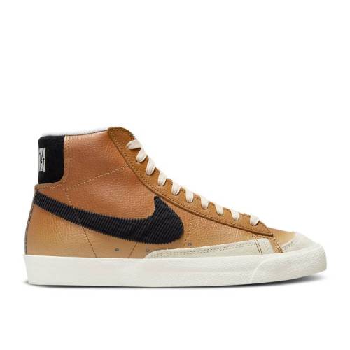【 NIKE WMNS BLAZER MID '77 SE 'ALE BROWN' / ALE BROWN SAIL SANDDRIFT BLACK 】 ブレイザー ミッド 茶色 ブラウン 黒色 ブラック スニーカー レディース ナイキ｜スニケス