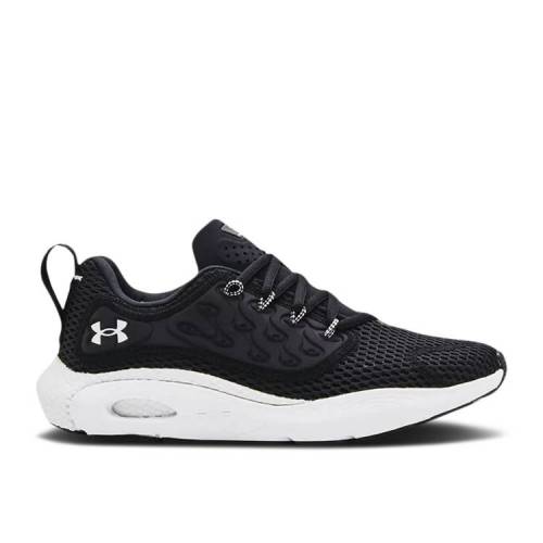 【 UNDER ARMOUR WMNS HOVR REVENANT \u0027BLACK WHITE\u0027 / BLACK 】 黒いこと 黒いこと アンダーアーマー スニーカー レディース