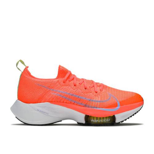 【 NIKE WMNS AIR ZOOM TEMPO NEXT% FLYKNIT 'BRIGHT MANGO' / BRIGHT MANGO WHITE PURPLE PULSE 】 ズーム フライニット 白色 ホワイト 紫 パープル スニーカー レディース ナイキ|スニケス