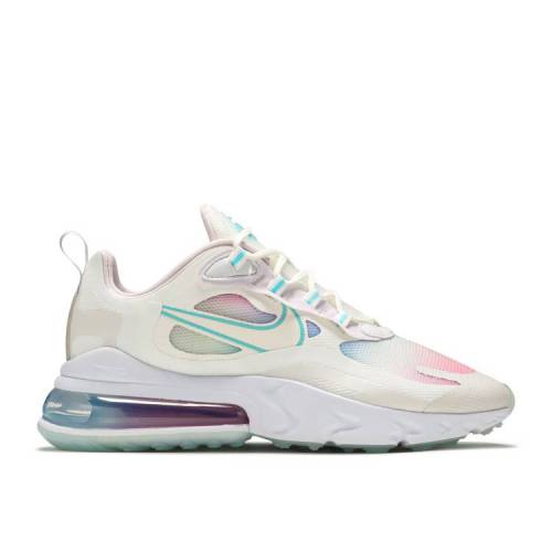 【 NIKE WMNS AIR MAX 270 REACT SE 'LIGHT GRADIENT' / SUMMIT WHITE BLEACHED AQUA LIGHT 】 マックス リアクト 白色 ホワイト アクア エアマックス スニーカー レディース ナイキ
