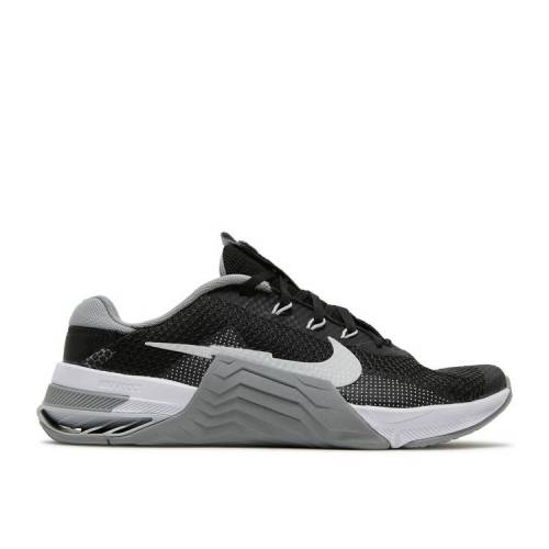 【 NIKE METCON 7 BLACK PARTICLE GREY / BLACK PARTICLE GREY WHITE PURE 】 黒色 ブラック 灰色 グレー 白色 ホワイト ピュア スニーカー メンズ ナイキ