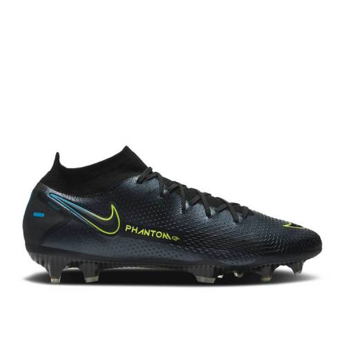 【 NIKE PHANTOM GT ELITE DF FG 'BLACK CYBER' / BLACK CYBER LIGHT PHOTO BLUE 】 エリート 黒色 ブラック 青色 ブルー スニーカー メンズ ナイキ|スニケス