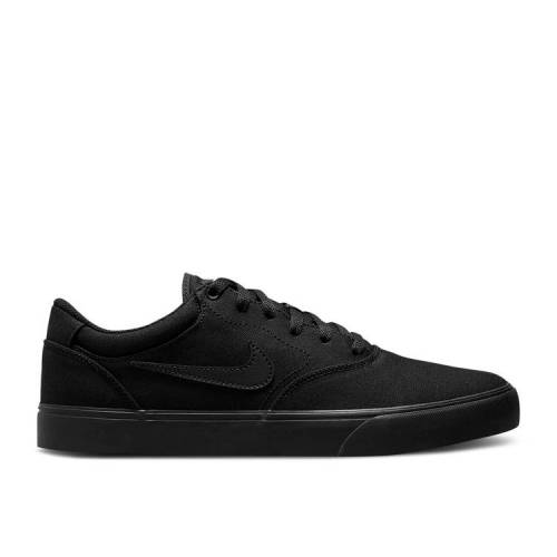 【 NIKE CHRON 2 CANVAS SB 'TRIPLE BLACK' / BLACK BLACK BLACK 】 エスビー 黒色 ブラック スニーカー メンズ ナイキ