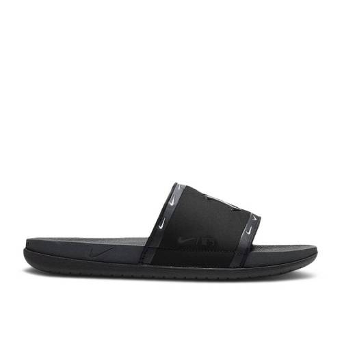【 NIKE MLB X OFFCOURT SLIDE 'NEW YORK YANKEES 2021' / BLACK ANTHRACITE PITCH BLUE 】 サンダル ヤンキース 黒色 ブラック 青色 ブルー 'ニューヨーク スニーカー メンズ ナイキ