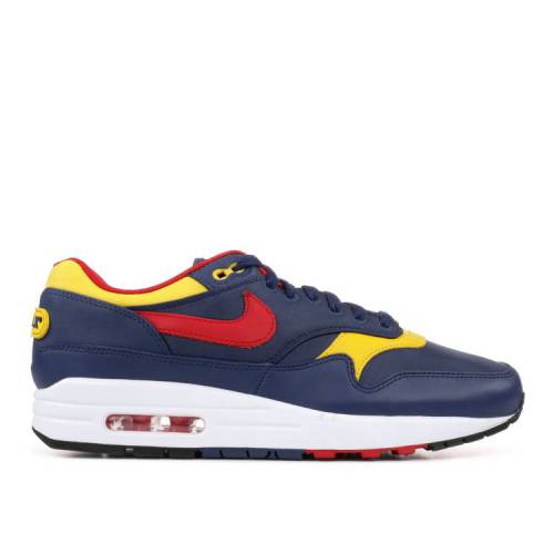 【 NIKE AIR MAX 1 'SNOW BEACH' / OBSIDIAN TEAM RED VIVID SULFUR 】 マックス チーム 赤 レッド エアマックス スニーカー メンズ ナイキ 53,580円