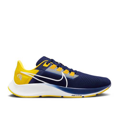 【 NIKE NFL X AIR ZOOM PEGASUS 38 'LOS ANGELES RAMS' / BLUE VOID MIDWEST GOLD HYPER 】 ズーム ペガサス 青色 ブルー ゴールド ズームペガサス 'ロサンゼルス ラムズ' スニーカー メンズ ナイキ