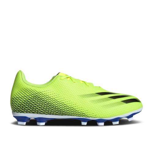 【 ADIDAS X GHOSTED.4 FG 'SOLAR YELLOW' / SOLAR YELLOW CORE BLACK ROYAL 】 アディダス 黄色 イエロー コア 黒色 ブラック スニーカー メンズ｜スニケス