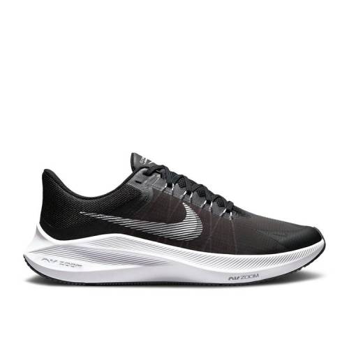 【 NIKE WINFLO 8 BLACK WHITE / BLACK DARK SMOKE GREY WHITE 】 黒色 ブラック 灰色 グレー 白色 ホワイト スニーカー メンズ ナイキ