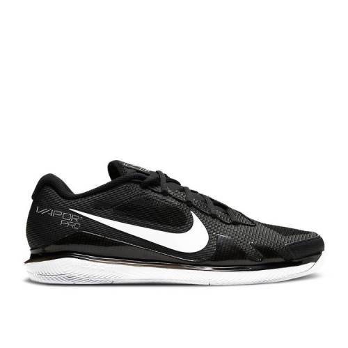 【 NIKE NIKECOURT AIR ZOOM VAPOR PRO \u0027BLACK WHITE\u0027 / BLACK WHITE 】 厚地の外套 望遠レンズ 労働者階級 黒いこと 黒いこと 白いこと 白いこと スニーカー メンズ ナイキ