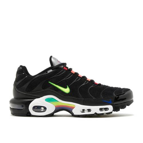【 NIKE AIR MAX PLUS SE 'EVOLUTION OF ICON' / BLACK WHITE PERSIAN VIOLET LEMON 】 マックス 黒色 ブラック 白色 ホワイト 紫 バイオレット エアマックスプラス スニーカー メンズ ナイキ