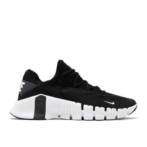 【 NIKE FREE METCON 4 \u0027BLACK WHITE\u0027 / BLACK WHITE 】 無償性 黒いこと 黒いこと 白いこと 白いこと スニーカー メンズ ナイキ 靴-スニーカー-メンズ靴