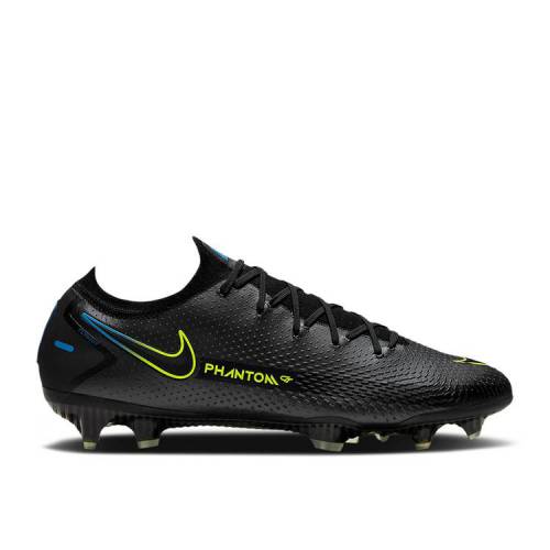 【 NIKE PHANTOM GT ELITE FG BLACK CYBER / BLACK CYBER LIGHT PHOTO BLUE 】 エリート 黒色 ブラック 青色 ブルー スニーカー メンズ ナイキ