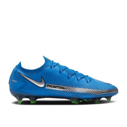 【 NIKE PHANTOM GT ELITE FG PHOTO BLUE / PHOTO BLUE RAGE GREEN METALLIC 】 エリート 青色 ブルー 緑 グリーン スニーカー メンズ ナイキ
