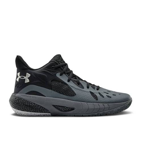 【 UNDER ARMOUR HOVR HAVOC 3 PITCH GREY BLACK / PITCH GREY BLACK METALLIC SILVER 】 灰色 グレー 黒色 ブラック 銀色 シルバー アンダーアーマー スニーカー メンズ