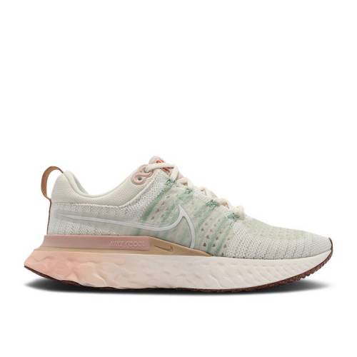 【 NIKE WMNS REACT INFINITY RUN FLYKNIT 2 'CASHMERE' / CASHMERE WHITE SAIL 】 リアクト ラン フライニット 白色 ホワイト スニーカー レディース ナイキ
