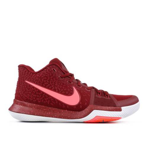 【 NIKE KYRIE 3 'HOT PUNCH' / TEAM RED TOTAL CRIMSON WHITE 】 カイリー チーム 赤 レッド クリムゾン 白色 ホワイト スニーカー メンズ ナイキ
