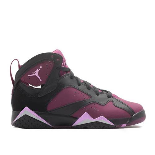 【 AIR JORDAN JORDAN 7 RETRO GG 'MULBERRY' / BLACK FUCHSIA GLOW MULBERRY WOLF 】 ナイキ 黒色 ブラック エアジョーダン ジュニア キッズ ベビー マタニティ スニーカー|スニケス