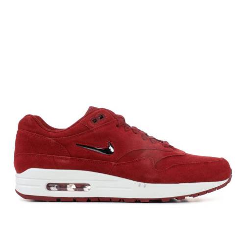 【 NIKE AIR MAX 1 PREMIUM SC JEWEL 'TEAM RED' / TEAM RED METALLIC DARK GREY DARK 】 マックス プレミアム チーム 赤 レッド 灰色 グレー エアマックス スニーカー メンズ ナイキ｜スニケス