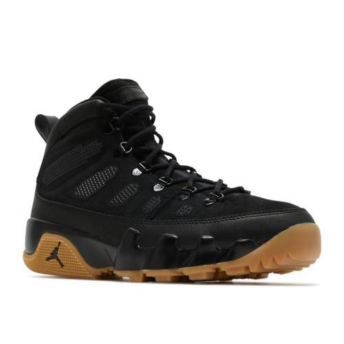 【 AIR JORDAN JORDAN 9 RETRO BOOT NRG 'BLACK GUM' / BLACK GUM LIGHT BROWN 】 ナイキ ブーツ 黒色 ブラック 茶色 ブラウン エアジョーダン スニーカー メンズ|スニケス