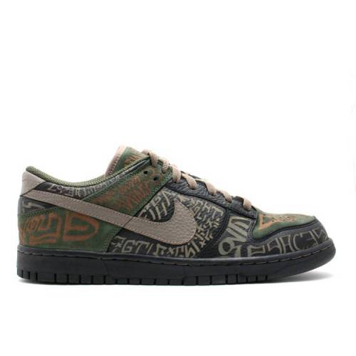 【 NIKE DUNK LOW PREMIUM 'DOERNBECHER' / BLACK OLIVE GREY DEEP GREEN 】 ダンク プレミアム 黒色 ブラック オリーブ 灰色 グレー ディープ 緑 グリーン ダンクロー スニーカー メンズ ナイキ