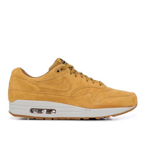 【 NIKE AIR MAX 1 PREMIUM 'WHEAT' / WHEAT WHEAT GUM LIGHT BROWN 】 マックス プレミアム ウィート 茶色 ブラウン エアマックス スニーカー メンズ ナイキ