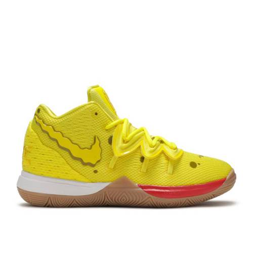【 NIKE SPONGEBOB SQUAREPANTS X KYRIE 5 PS 'SPONGEBOB' / OPTI YELLOW OPTI YELLOW 】 スポンジボブ カイリー 黄色 イエロー ジュニア キッズ ベビー マタニティ スニーカー ナイキ|スニケス