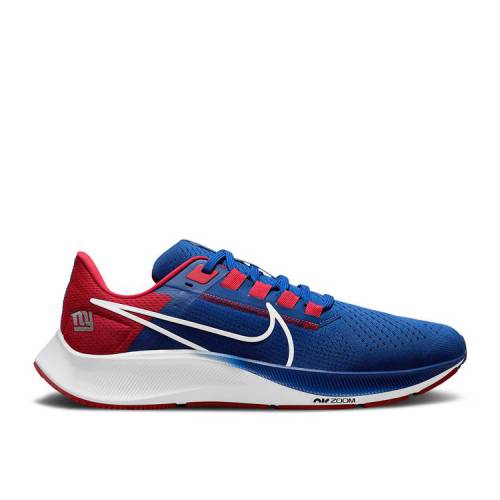【 NIKE NFL X AIR ZOOM PEGASUS 38 'NEW YORK GIANTS' / RUSH BLUE GYM RED BLACK WHITE 】 ズーム ペガサス ラッシュ 青色 ブルー 赤 レッド 黒色 ブラック 白色 ホワイト ズームペガサス 'ニューヨーク ジャイアン