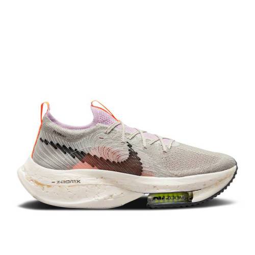 【 NIKE ZOOM ALPHAFLY NEXT NATURE \u0027RAWDACIOUS\u0027 / FLAT PEWTER LIGHT ARCTIC PINK 】 望遠レンズ さくら色 スニーカー メンズ ナイキ