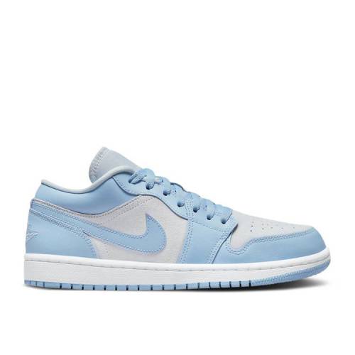 【 AIR JORDAN WMNS JORDAN 1 LOW 'ALUMINUM' / FOOTBALL GREY ALUMINUM WHITE 】 ナイキ 灰色 グレー 白色 ホワイト エアジョーダン スニーカー レディース