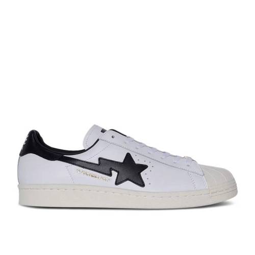 【 ADIDAS BAPE X SUPERSTAR 'WHITE BLACK' / 11 24 21 】 アディダス スーパースター スニーカー メンズ