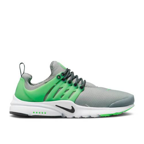【 NIKE PRESTO GS 'LIGHT SMOKE GREY GREEN STRIKE' / LIGHT SMOKE GREY GREEN STRIKE 】 プレスト 灰色 グレー 緑 グリーン ストライク ジュニア キッズ ベビー マタニティ スニーカー ナイキ