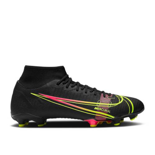 【 NIKE MERCURIAL SUPERFLY 8 ACADEMY MG BLACK CYBER / BLACK OFF NOIR CYBER 】 アカデミー 黒色 ブラック スニーカー メンズ ナイキ