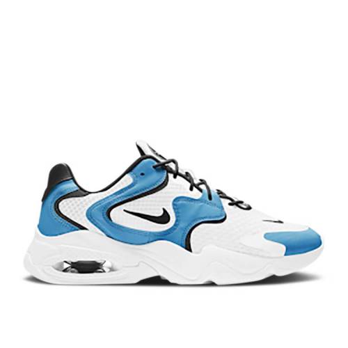 【 NIKE AIR MAX 2X \u0027WHITE LASER BLUE\u0027 / WHITE LASER BLUE BLACK 】 マックス レーザ 白いこと 白いこと 青み 青色 黒いこと 黒いこと 大気圏マックス スニーカー メンズ ナイキ