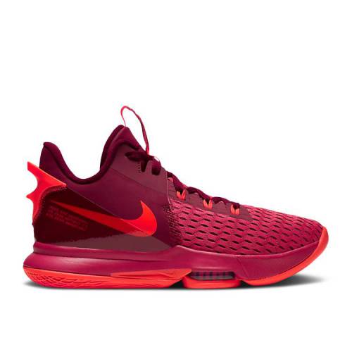 【 NIKE LEBRON WITNESS 5 'GYM RED CRIMSON' / GYM RED TEAM RED BRIGHT CRIMSON 】 レブロン 赤 レッド チーム クリムゾン ウィットネス スニーカー メンズ ナイキ｜スニケス