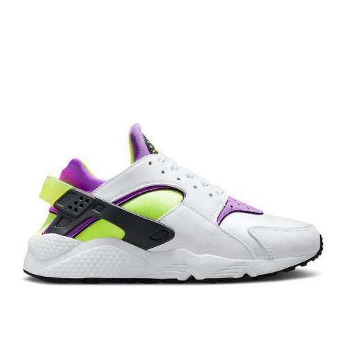 【 NIKE WMNS AIR HUARACHE \u0027MAGENTA\u0027 2021 / WHITE NEON YELLOW MAGENTA BLACK 】 ハラチ 白いこと 白いこと 黄味がかった 黄色 マジェンタ 黒いこと 黒いこと スニーカー レディース ナイキ