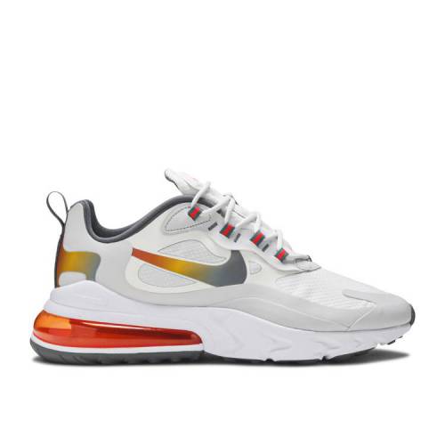 【 NIKE AIR MAX 270 REACT 'GRADIENT' / SUMMIT WHITE BUST GREY SMOKE 】 マックス リアクト 白色 ホワイト 灰色 グレー エアマックス スニーカー メンズ ナイキ｜スニケス