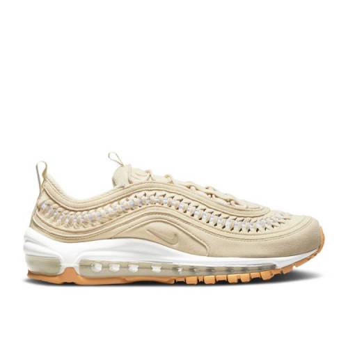 【 NIKE WMNS AIR MAX 97 LX \u0027WOVEN FOSSIL\u0027 / FOSSIL FOSSIL WHITE GUM YELLOW 】 マックス 白いこと 白いこと 黄味がかった 黄色 エア湖マックス スニーカー レディース ナイキ
