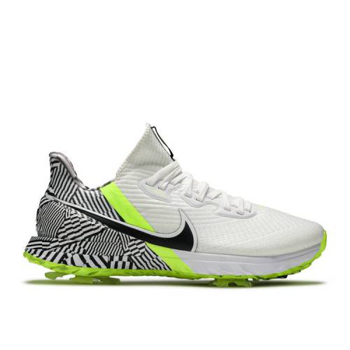 【 NIKE AIR ZOOM INFINITY TOUR GOLF NRG FEARLESS TOGETHER / WHITE PARTICLE GREY VOLT BLACK 】 ズーム ゴルフ 白色 ホワイト 灰色 グレー 黒色 ブラック スニーカー メンズ ナイキ