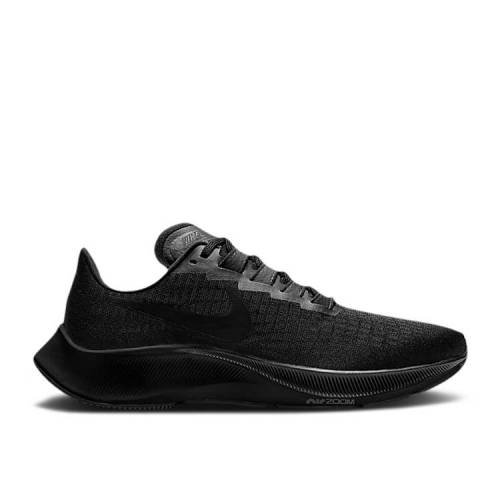 【 NIKE WMNS AIR ZOOM PEGASUS 37 'BLACK SMOKE GREY' / BLACK DARK SMOKE GREY BLACK 】 ズーム ペガサス 黒色 ブラック 灰色 グレー ズームペガサス スニーカー レディース ナイキ