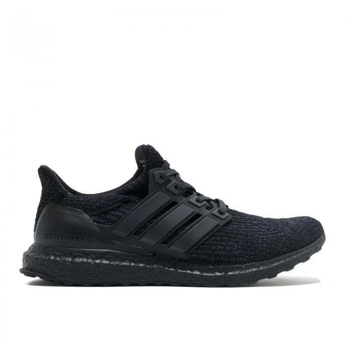【 ADIDAS ULTRABOOST 3.0 LIMITED \u0027TRIPLE BLACK\u0027 / BLACK BLACK BLACK 】 アディダス 黒いこと 黒いこと スニーカー メンズ