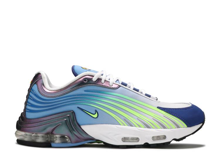 【 NIKE AIR MAX PLUS 2 \u0027VALOR BLUE\u0027 2020 / VALOR BLUE GHOST GREEN DEEP 】 マックス 青み 青色 緑 緑であること ディープ エアマックスプラス スニーカー メンズ ナイキ