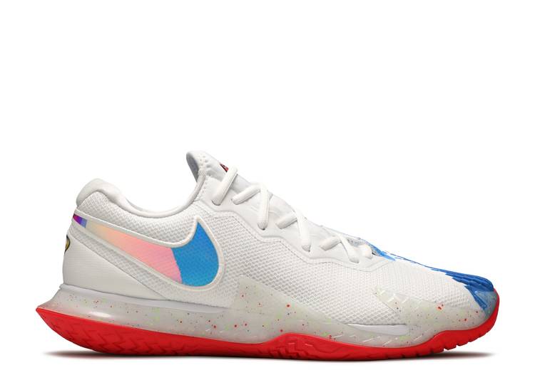 【 NIKE COURT AIR ZOOM VAPOR CAGE 4 'RAFA' / WHITE ELECTRIC GREEN SIREN RED 】 コート ズーム 白色 ホワイト 緑 グリーン 赤 レッド スニーカー メンズ ナイキ 59,040円