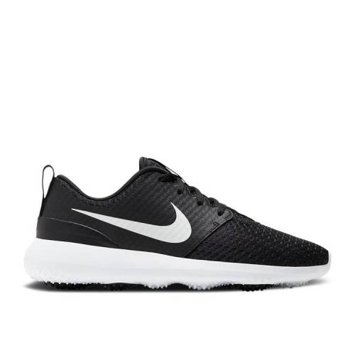 【 NIKE WMNS ROSHE GOLF \u0027BLACK METALLIC WHITE\u0027 / BLACK WHITE METALLIC WHITE 】 ゴルフ 黒いこと 黒いこと 白いこと 白いこと スニーカー レディース ナイキ